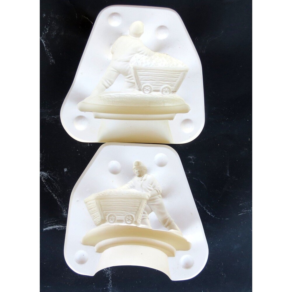 Hershey Coal Miner Pushing Cart Slip Mold H 245 B